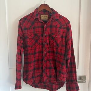 Wrangler Men’s Pearl Snap Shirt Size Medium